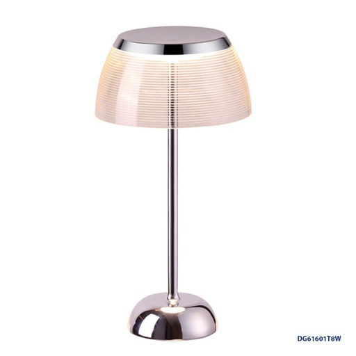 [IND-PR-00218] Lámpara LED Decorativa de Mesa, DG61601T, 8W, 6000K Blanco Frío, 85-265Vac, IP20