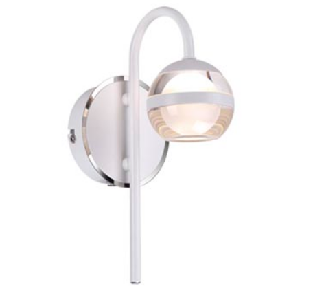 [IND-PR-00230] Lámpara LED Decorativa de Pared (Aplique), DG50561W, 3W, 1x3W, 3000K Blanco Cálido, 85-265Vac, Dimensiones: 200x160x245mm, IP20