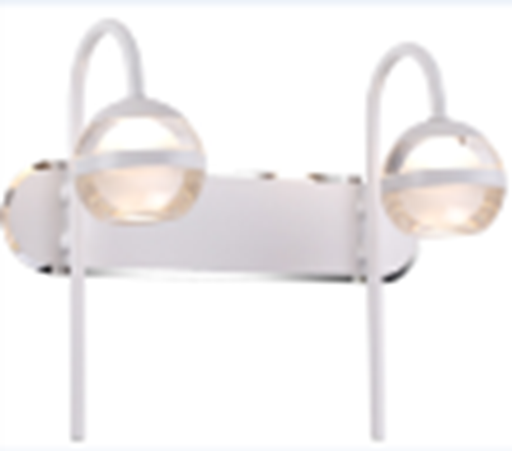 [IND-PR-00232] Lámpara LED Decorativa de Pared (Aplique), DG50562W, 6W, 2x3W, 3000K Blanco Cálido, 85-265Vac, Dimensiones: Φ300X160XH245MM, IP20