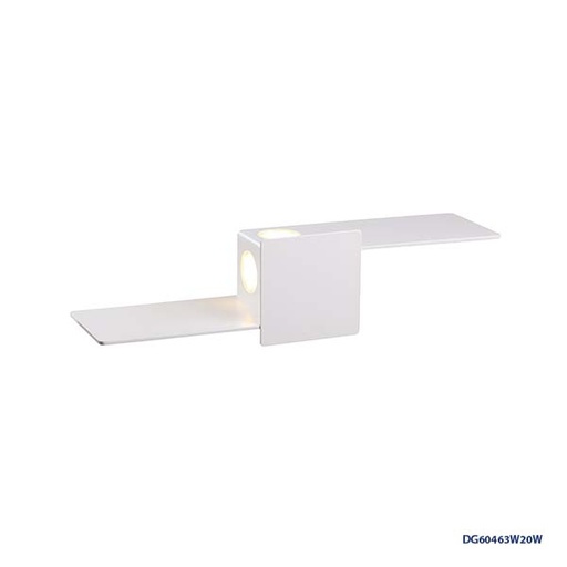 [IND-PR-00262] Lámpara LED Decorativa de Pared (Aplique), DG60463W, 20W, 4000K Blanco Natural, 85-265Vac, Dimensiones: Φ620X150XH150MM, IP20