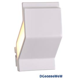 [IND-PR-00280] Lámpara LED Decorativa de Pared (Aplique), DG60886W, 6W, 3000K Blanco Cálido, 85-265Vac, Dimensiones: Φ100X95XH165MM, IP20