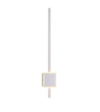 [IND-PR-00286] Lámpara LED Decorativa de Pared (Aplique), DG61424W, 24W, 16+8W, 6000K Blanco Frío, 85-265Vac, Dimensiones: Φ136X60XH815MM, IP20
