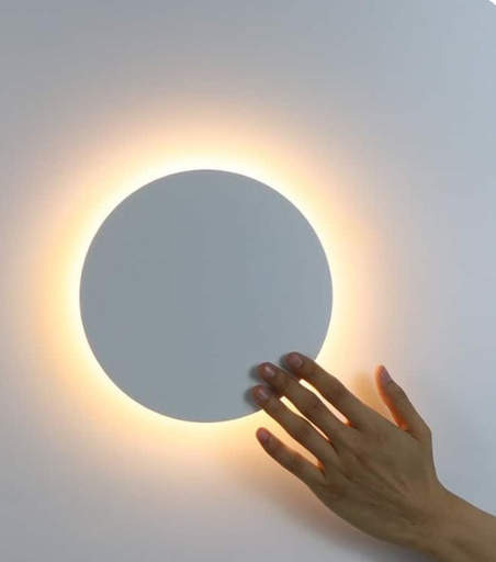 [IND-PR-00333] Lámpara LED Decorativa de Superficie, DG60742C, 10W, 4000K Blanco Natural, 85-265Vac, Dimensiones: Φ280x80mm, IP20