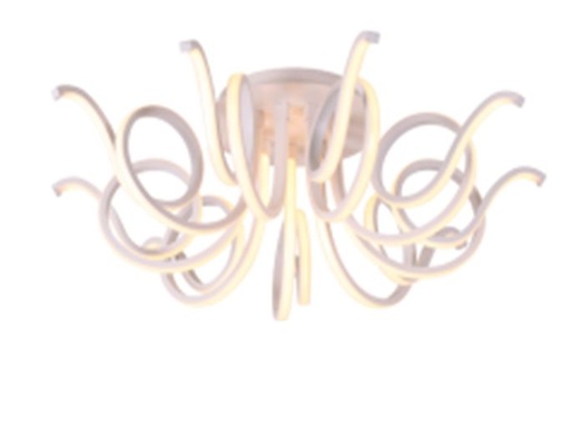 [IND-PR-00340] Lámpara LED Decorativa de Superficie, DG61076C, 180W, 3000K Blanco Cálido, 85-265Vac, Dimensiones: 815x815x260mm, IP20