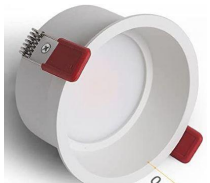 [IND-PR-00065] Down Light LED, Frost, 18W, NW 4100K, 100-245Vac, IP20, Dimensiones: Ф105x90mm