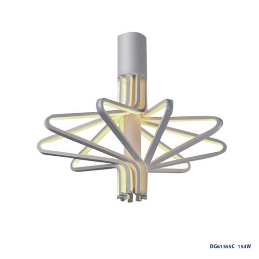 [IND-PR-00347] Lámpara LED Decorativa de Superficie, DG61356C, 180W, 9x20W, 6000K Blanco Frío, 85-265Vac, Dimensiones: 800x800x600mm, IP20