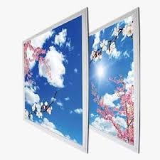 [IND-PR-00358] Set de 9pcs Kit Panel LED Cuadrado, p/Empotrar Decorativo con Imagen de Flores Rosas, IP20, 40W, 2'x2' (600x600mm), 100-277Vac, Borde Blanco