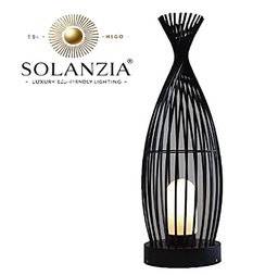 [IND-PR-00387] Lámpara Decorativa Artesanal de Mesa, Ezimnyama, E27, Dimensiones: 200x600mm, Material: Hierro