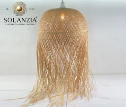 [IND-PR-00404] Lámpara Decorativa Artesanal, Duza, Colgante, E27, Dimensiones: Φ400xH700mm, Material: Bamboo