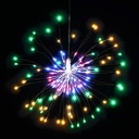 [IND-PR-00460] Decoracion NavideÃ±a LED tipo Fireworks p/Exterior, 0.3W, 4 colores, con baterÃ­a, 8 funciones y control remoto, IP65
