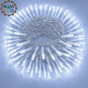 [IND-PR-00540] ExtensiÃ³n NavideÃ±a LED p/Exterior, 8W, 1,275Lm, 6000K Blanco Frio, 150LED/10Metros, 110Vac, Con cable clear de cobre 3xÏ0.23mm2, IP65