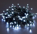 [IND-PR-00549] Extensión Navideña LED p/Exterior, 8W, 1700Lm, 6000K Blanco Frio 200LED/10Metros, 110Vac, Con cable verde de cobre 3xÏ0.2mm2, IP44