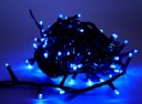 [IND-PR-00561] Extensión Navideñaa LED p/Exterior, 8W, 1700Lm, Azul, 200LED/10Metros, 110Vac, Con cable verde de cobre 3xÏ0.2mm2, IP44